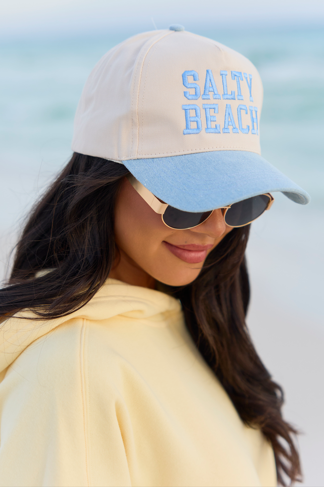 Salty Beach Blue Trucker Hat
